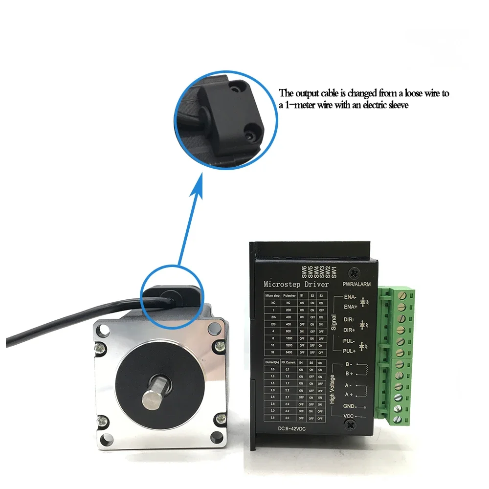 Шаговый двигатель Nema23 DM556 драйвер для двигателя 3 А 112 нм 2 Нм CNC 57 шаговый 56 мм/76