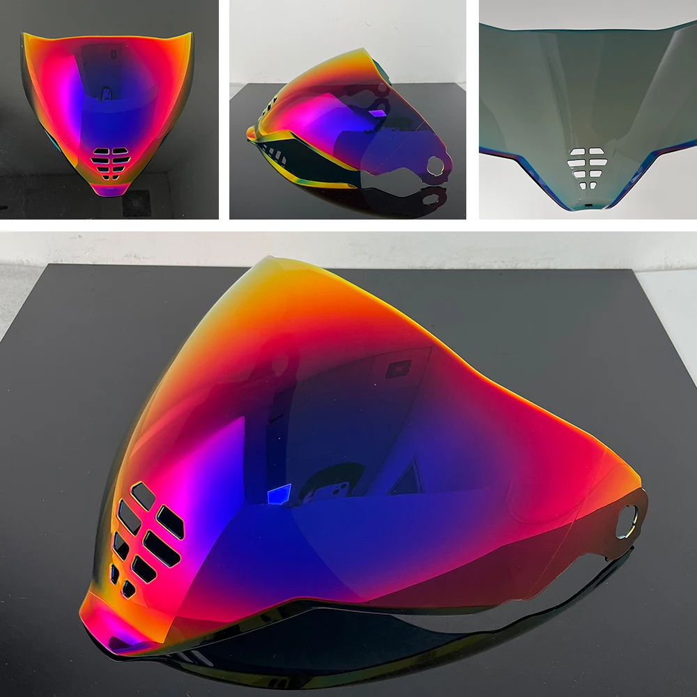 

Воздушный козырек для ICON Airflite IC06, сменный солнцезащитный козырек для лица, солнцезащитная линза Viseira Capacete, противотуманный, ветрозащитный, поликарбонат