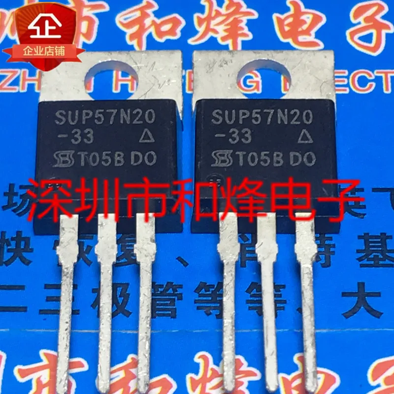 

Free shipping SUP57N20-33 TO-220 200V 57A 10PCS