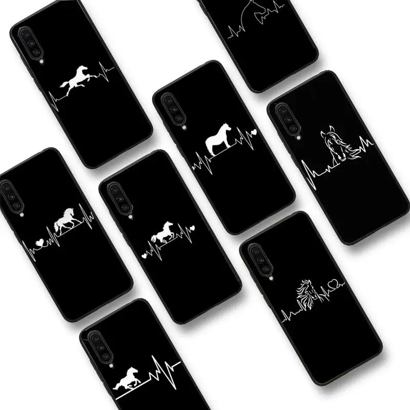 

MaiYaCa Horse Pony Horse Heartbeat Phone Case for Redmi 8 9 9A for Samsung J5 J6 Note9 for Huawei NOVA3E Mate20lite cover