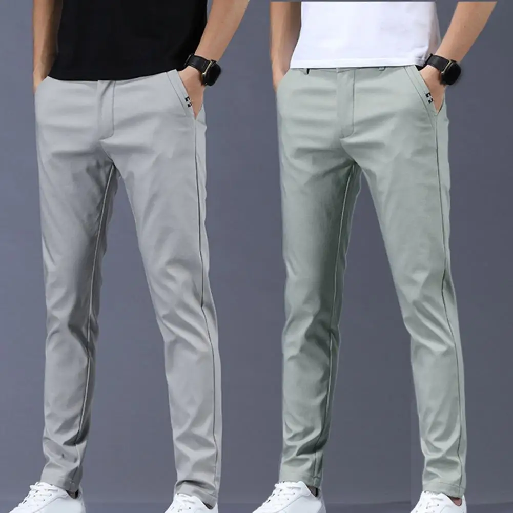 

Мужские аксессуары, Стрейчевые Прямые классические простые черные джинсовые брюки, Мужская брендовая одежда