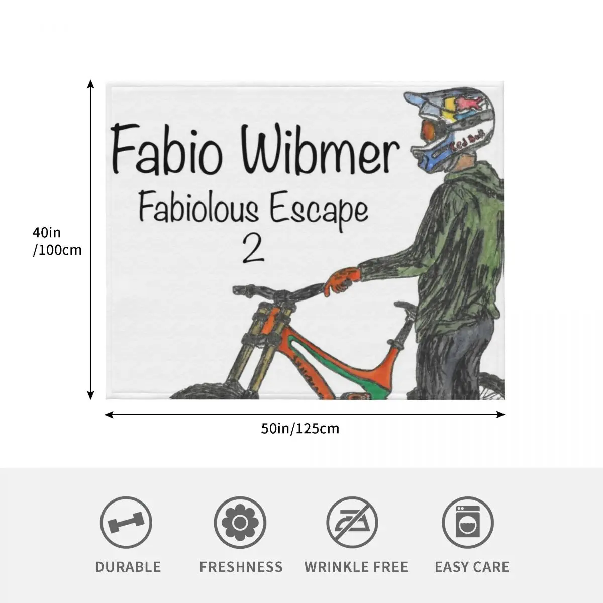 Фото Одеяло Fabio Wibmer Fabiolous Escape 2, тонкие покрывала, одеяла для диванов, одеяла для спальных мешков №4