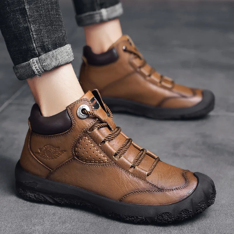 

Men Shoes Leather Loafers Shoes 2022 High Quality Breathable Spring Autumn Casual Shoes Outdoor Non Slip Men Sneakers