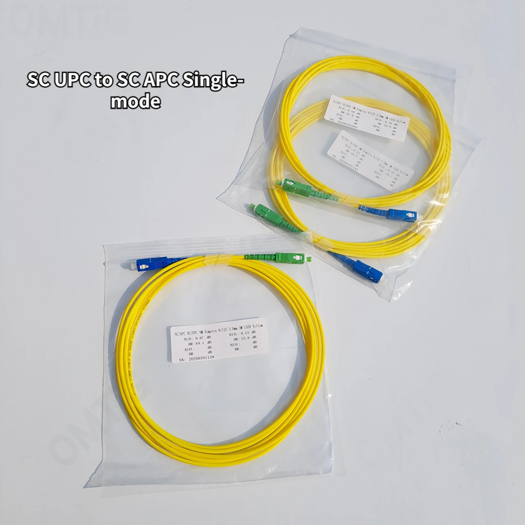 SC UPC- SC APC Одномодовый одножильный волоконный патч-корд 2,0 мм G657A провод FTTH волоконно-оптический кабель 1 м 2 м 3 м 5 м 50 шт.