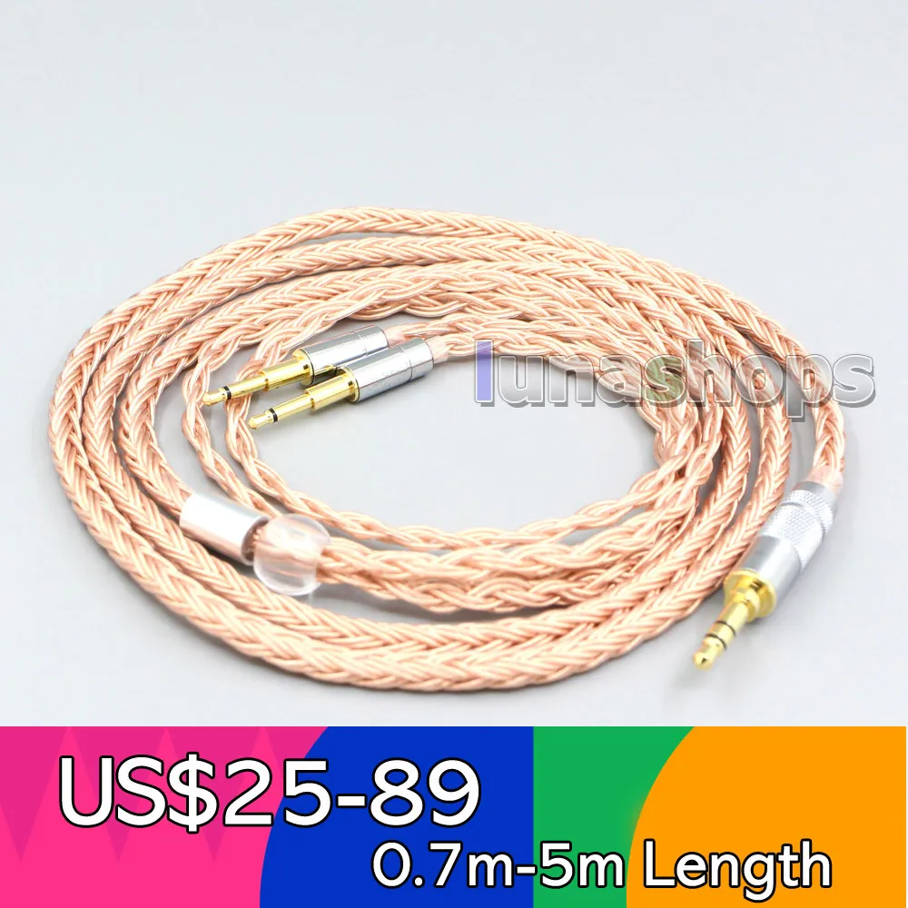 

LN006759 16 Core 99% 7N OCC Earphone Cable For Oppo PM-1 PM-2 Planar Magnetic Sonus Faber Pryma Headphone