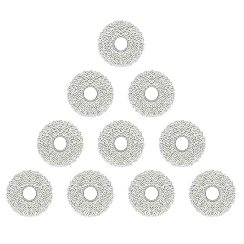 10 шт. тряпка для швабры Dreame Bot L10S Ultra/ S20/S10 Pro/X10 Roborock Q Revo робота-пылесоса Mijia B101CN