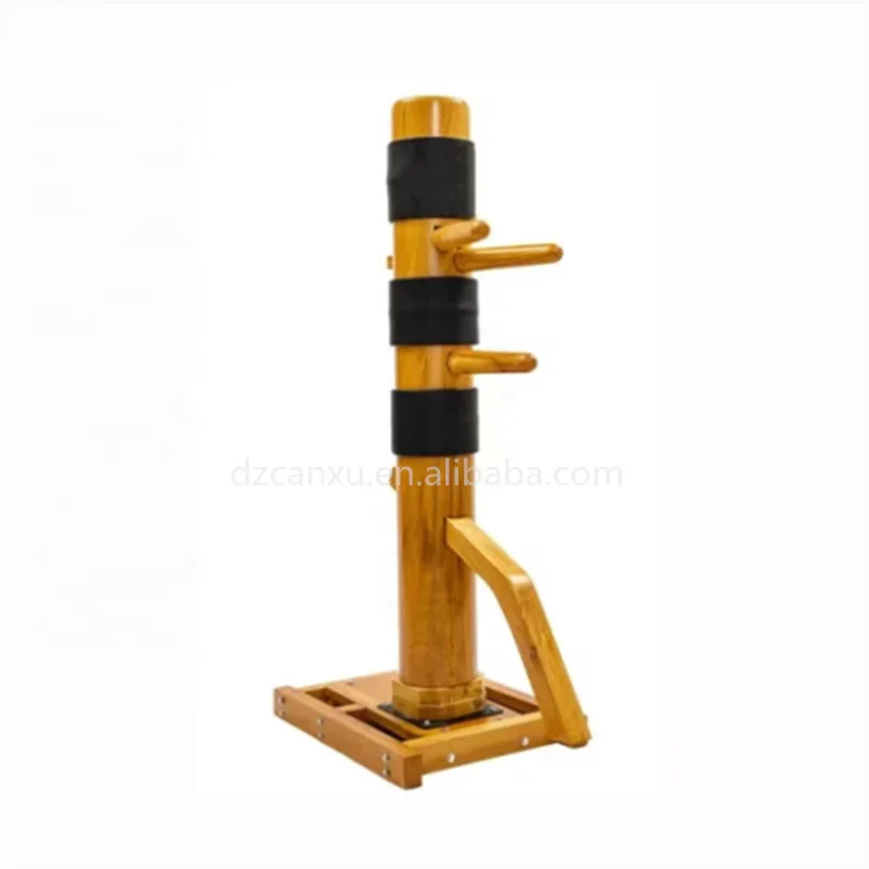 Hochwertige Kung Fu Wing Chun Holz Dummy Kampfsport Trainingsausrüstung Holzpfahl