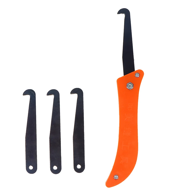 

4pcs Folding Tile Gap Repair Tool Hook Knife Floor Wall Seam Old Mortar Grout