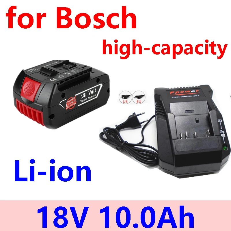 

Оригинальный профессиональный перезаряжаемый литиевый аккумулятор Bosch 18 в BAT609, BAT609G, BAT618, BAT618G, BAT614 и быстрое зарядное устройство