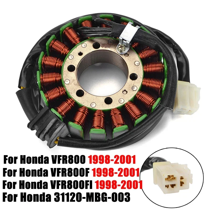 

Катушка статора для Honda VFR800 VFR800F VFR 800 800FI 1998-2001 ABS 2002-2013 2012 2011 2010 2009 VFR800 VTEC Interceptor VFR-800