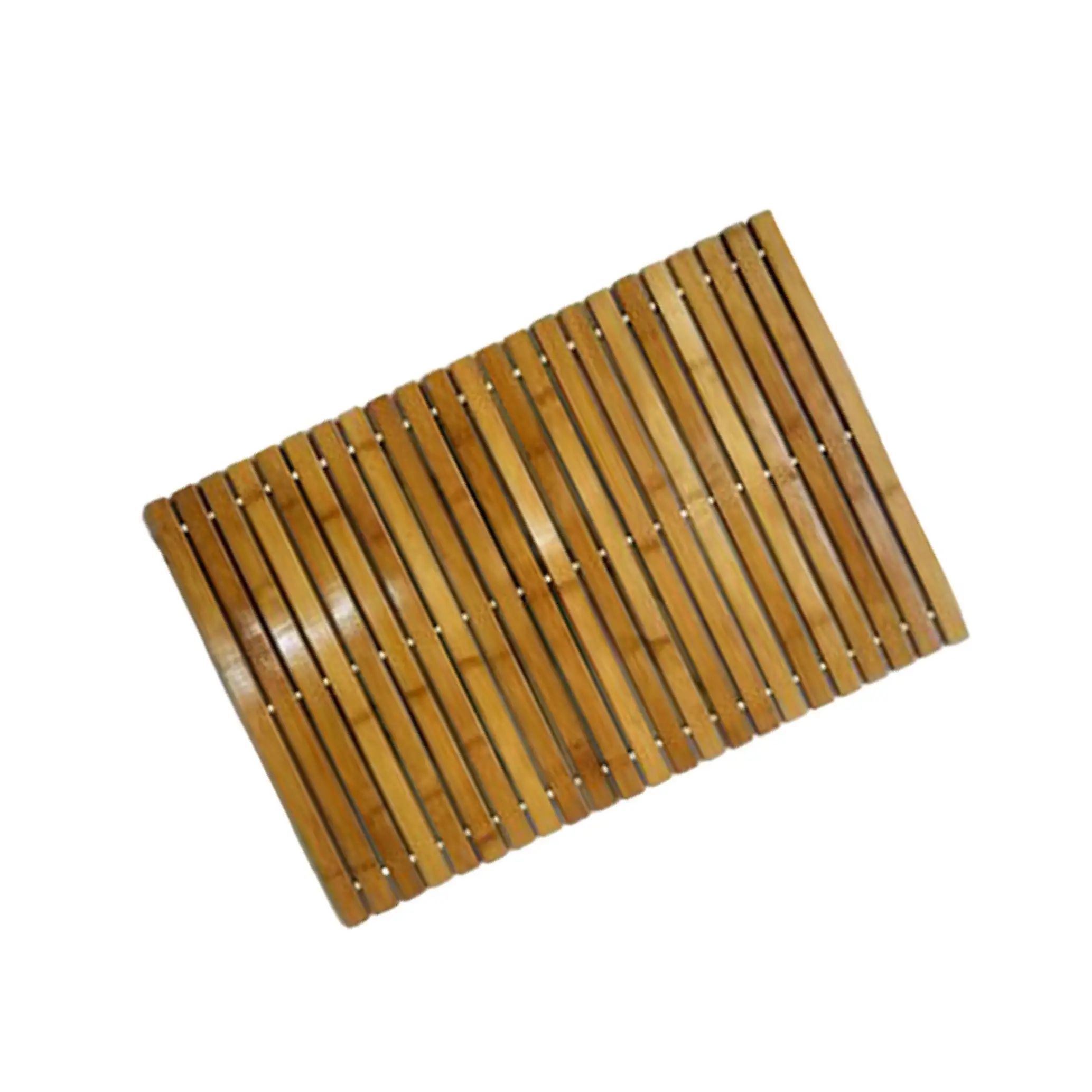 

Bamboo Bath Mat Bathmats Non Slip Waterproof Floor Mat for Bathroom Pet Mat