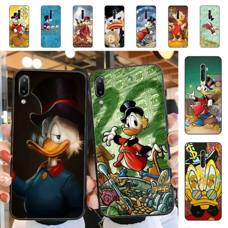 

Disney Scrooge McDuck Phone Case for Vivo Y91C Y11 17 19 17 67 81 Oppo A9 2020 Realme c3