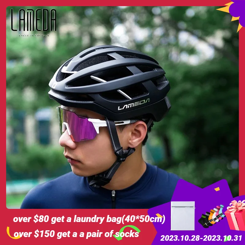 

Шлем безопасности LAMEDA, удобный шлем для езды на велосипеде, дорожном и горном велосипеде, для профессиональных мотоциклов