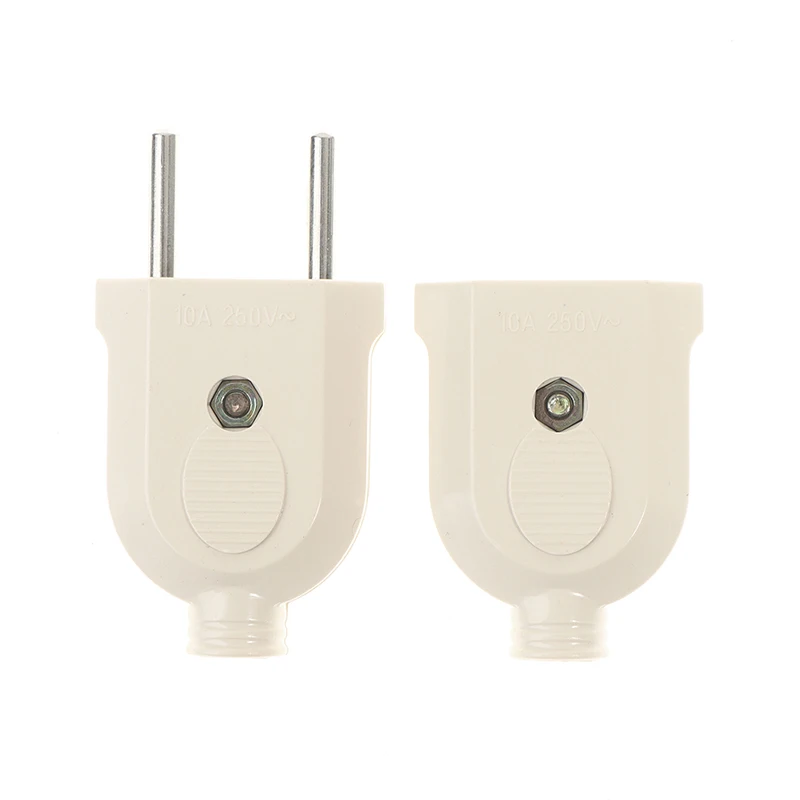 

EU 2 Pin AC электрическая розетка штекер гнездовой адаптер соединитель