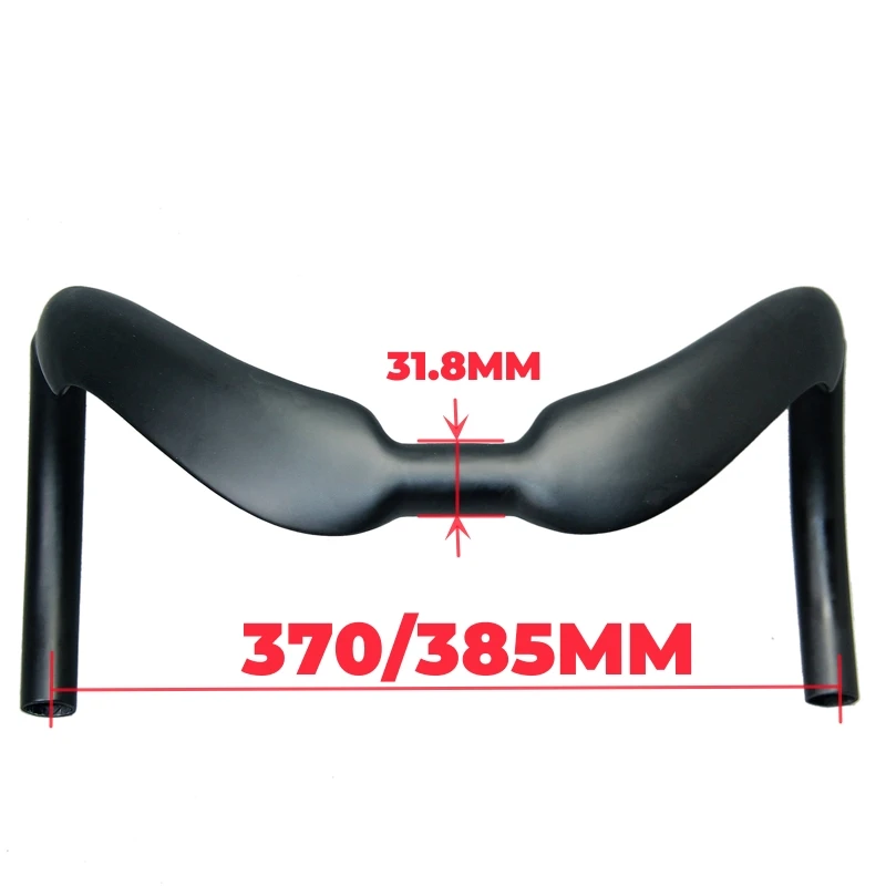 Winowsports углеродная дорожка изогнутая панель задняя планка 31 8 мм * 370/385 гоночные