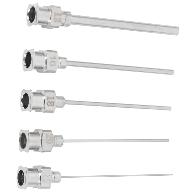 

15Pcs Gauge Blunt Stainless Dispensing Syringe Needle Tip 12/16/18/20/25/38G