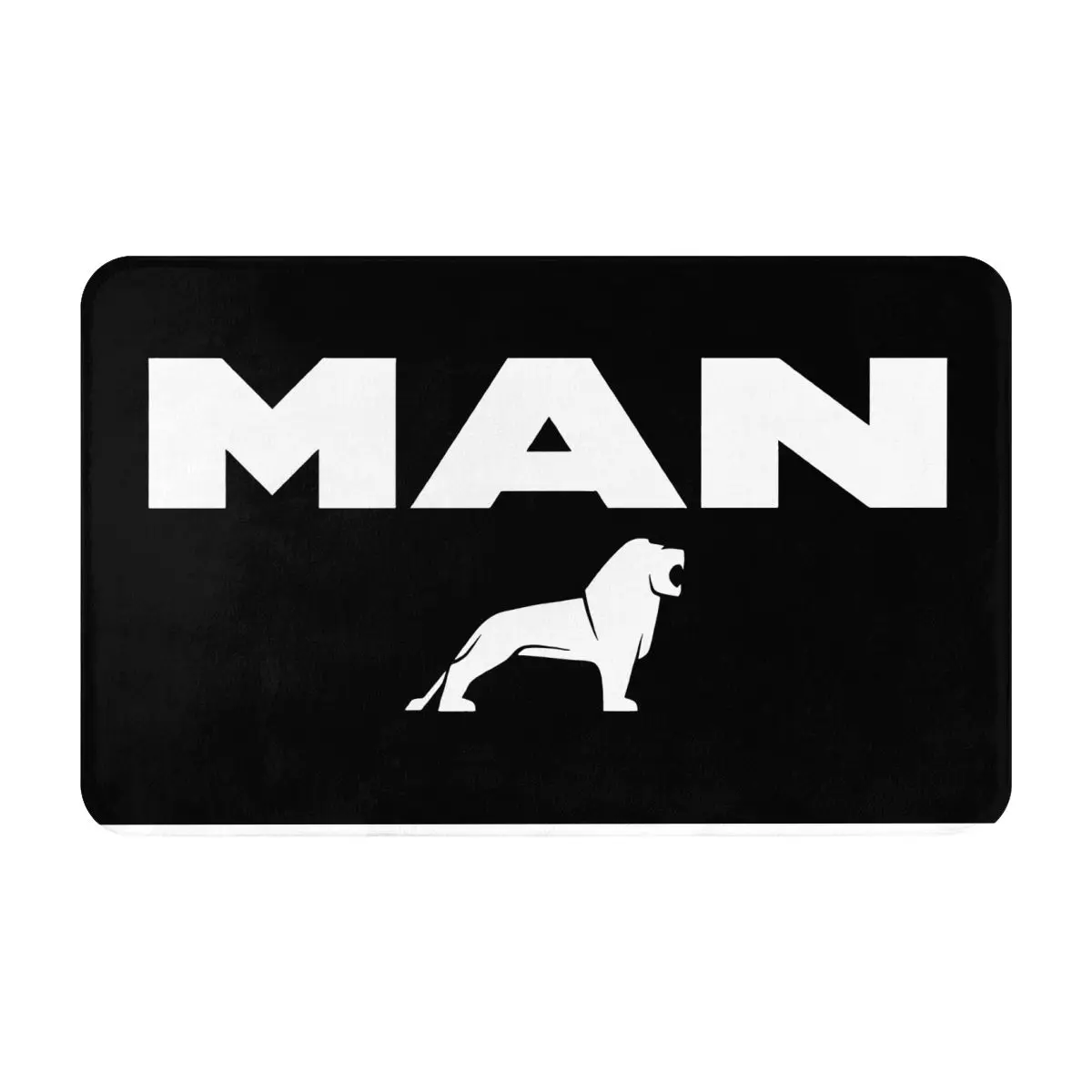 

Man Truck Bus Door Mat Non-Slip Laundry Room Mat Laundry Room Decoration Balcony Living Room Home Carpet