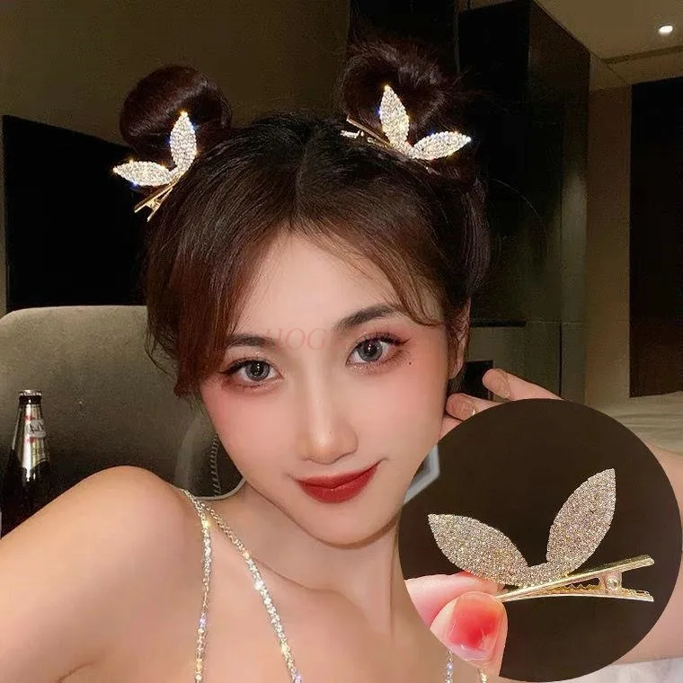 

Новый милый зажим для волос с кроличьими ушками для девочек, детский зажим для волос, простой зажим для волос, головной убор