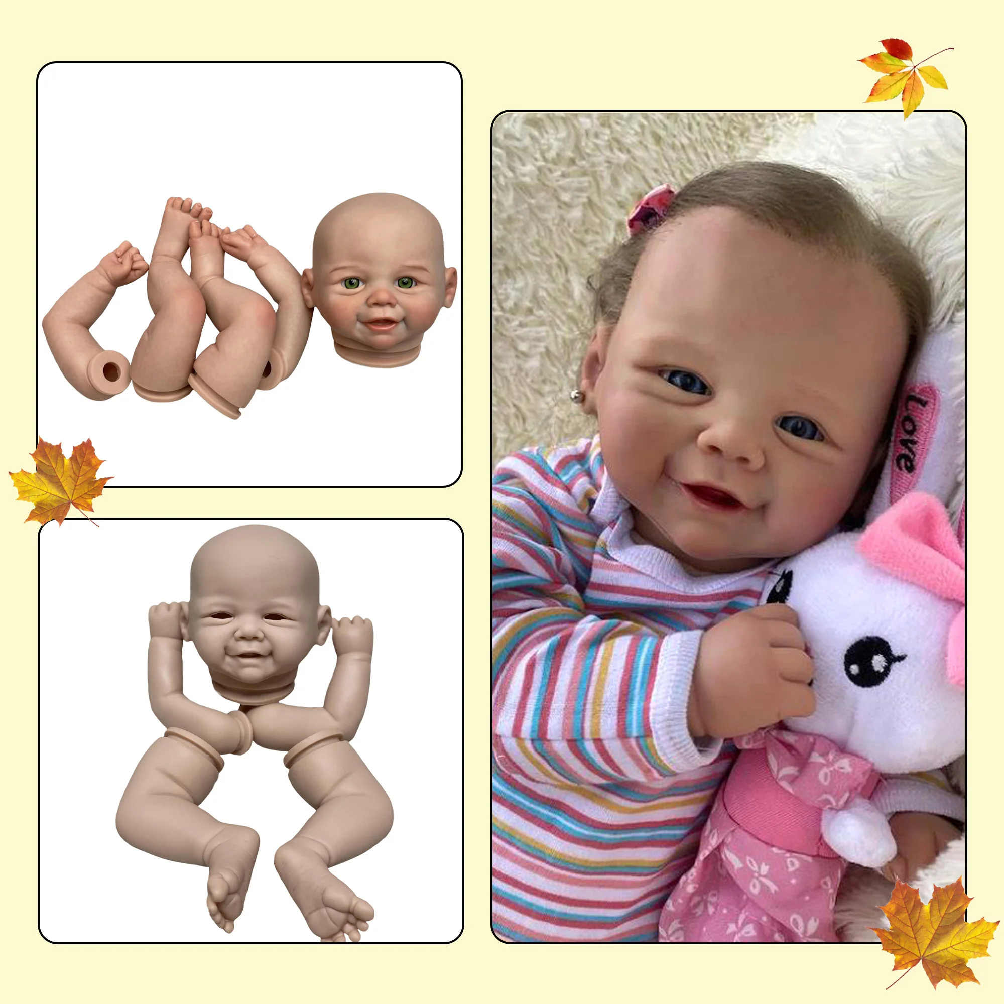 18 дюймовые наборы кукол-реборнов детали сделай сам для детской |