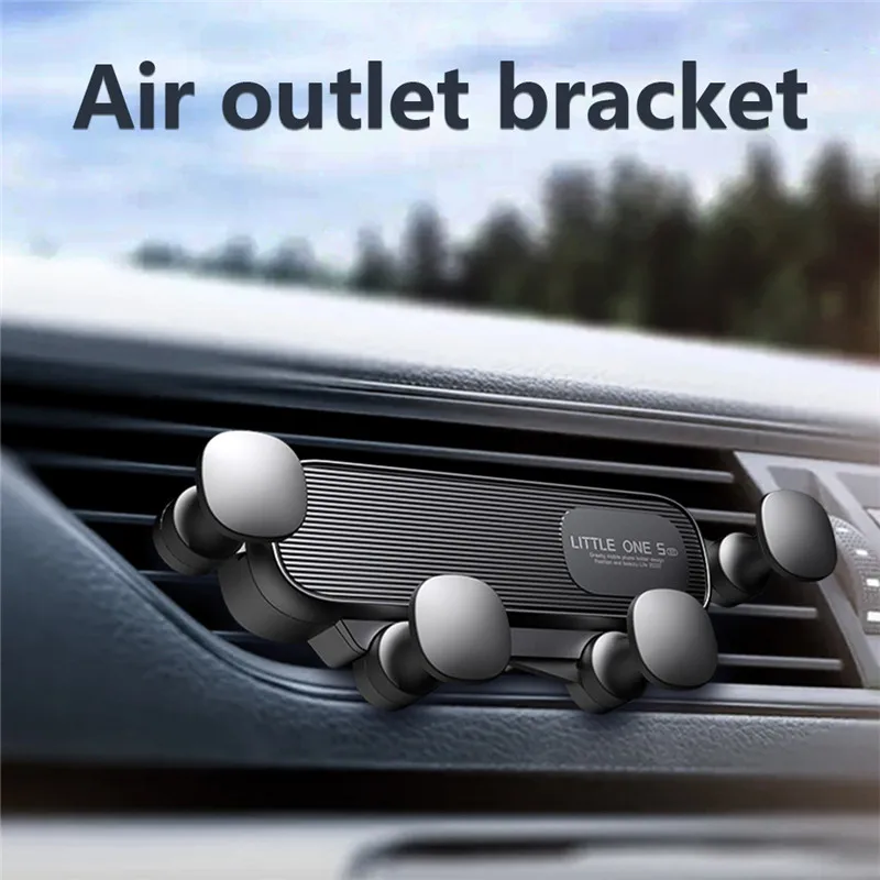 

Car Phone Holder Air Vent Clip Mount Mobile Cell Phone Stand In Car GPS Support For iPhone 14 13 12 Pro Max Xiaomi Samsung Redmi
