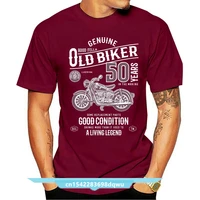 funny 60 year old biker retro style classic motorbike motif for 60th birthday anniversary gift mens black t shirt top