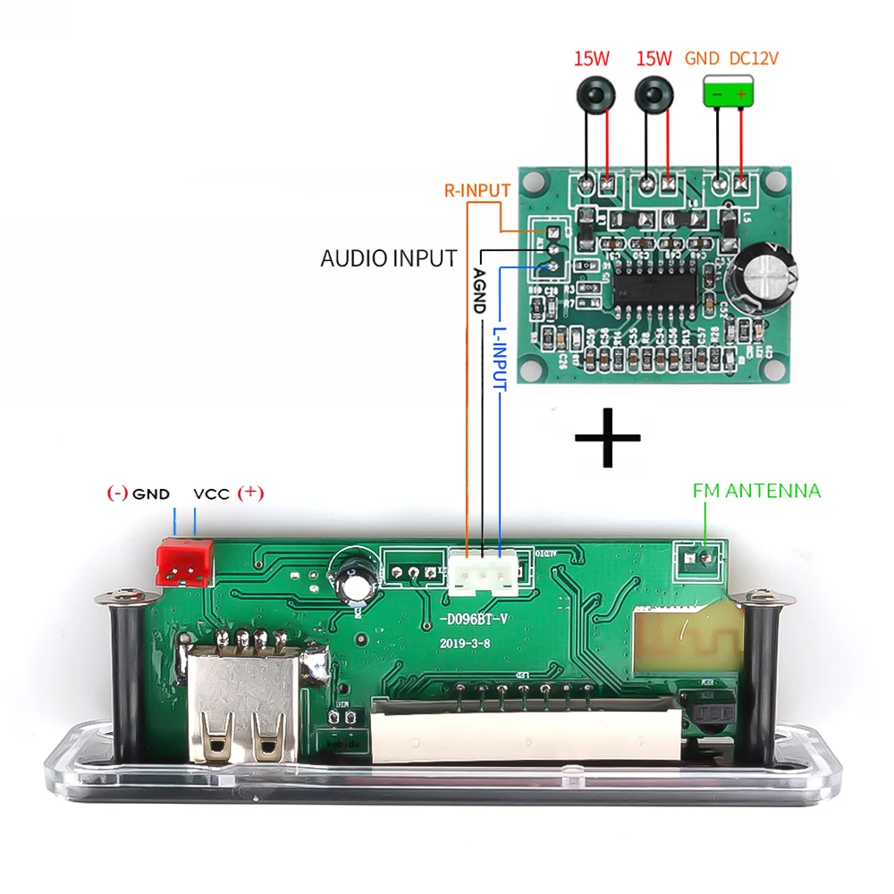 Популярный цветной экран DC 5 в 12 В Bluetooth MP3 WMA декодер плата аудио модуль Поддержка