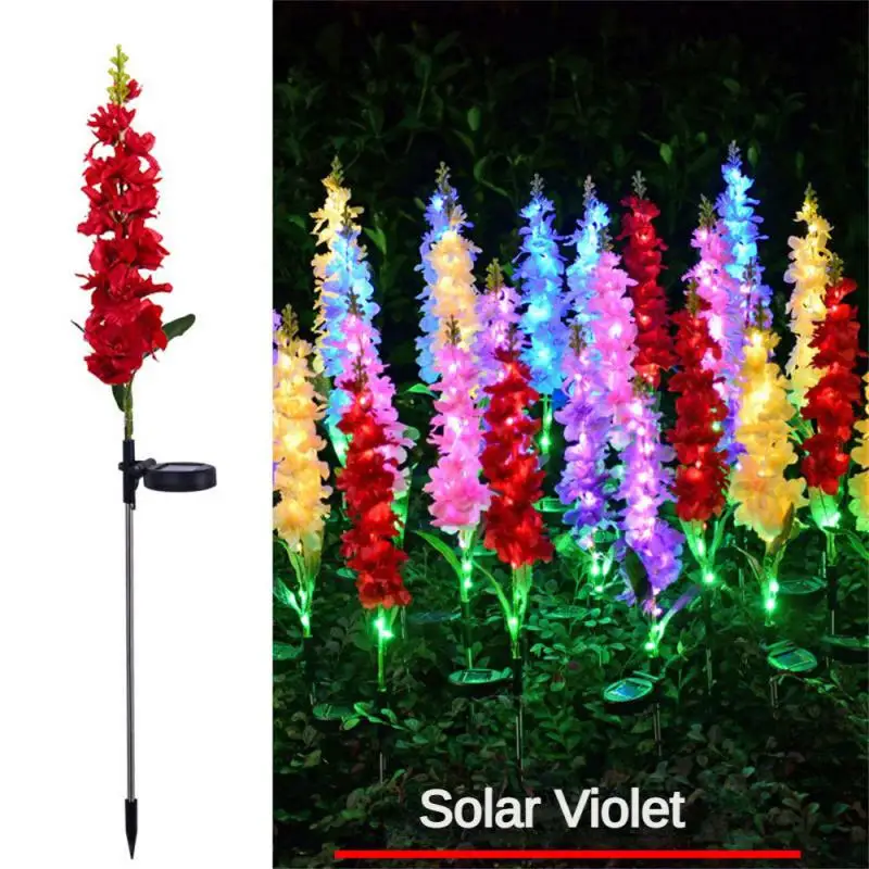 

Solar Light 82cm Solar Energy Fairy Tale Violets Illumination Outdoor Lighting Outdoor Light 8-10 Hours Water Proof Landscape