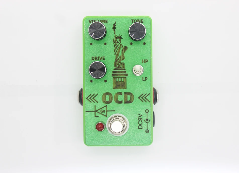 

Diy сделанная вручную гитара Эффекты одиночного блока OCD резка Overdrive эффекты G германиевая трубка