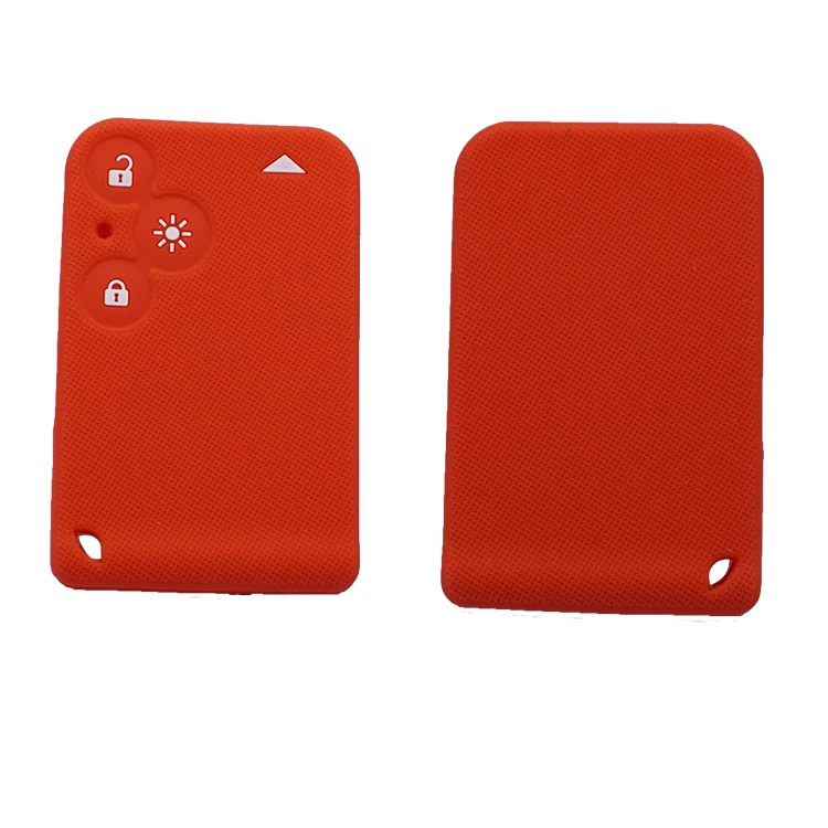 

Чехол для карты Cocolockey, набор кожа, подходит для Renault Laguna Espace, 3 кнопки, силиконовый держатель для дистанционного ключа, защитный автомобильный аксессуар