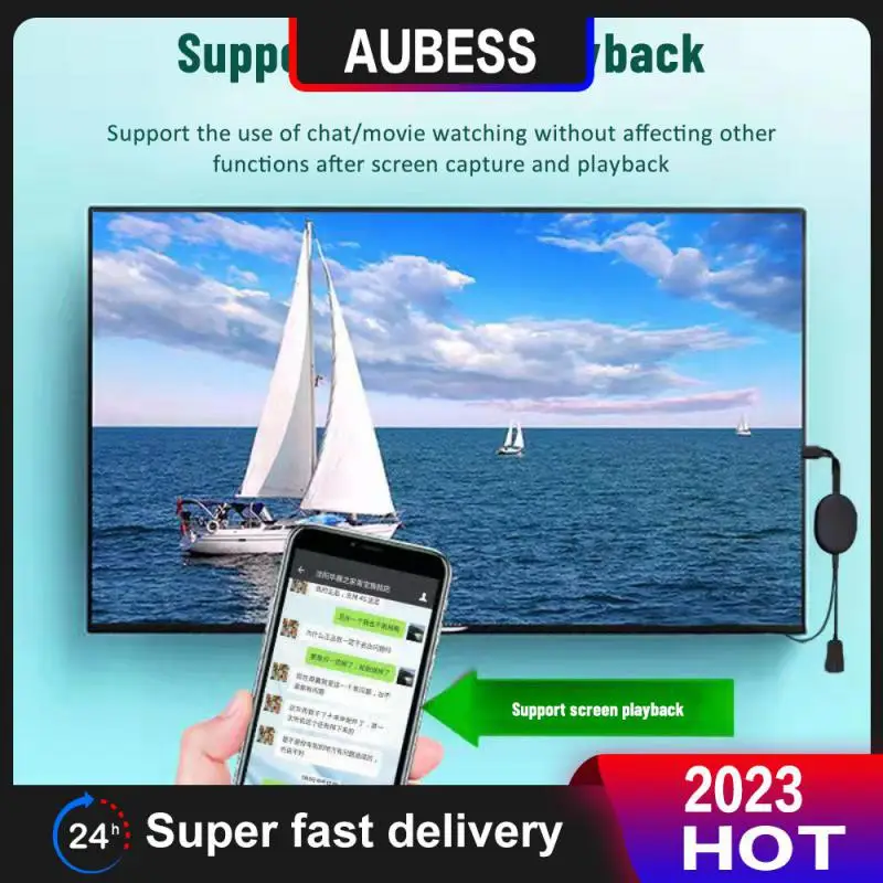 

Беспроводной адаптер Anycast-совместимый приемник дисплея 1080p для Android Iphone Ios Youtube