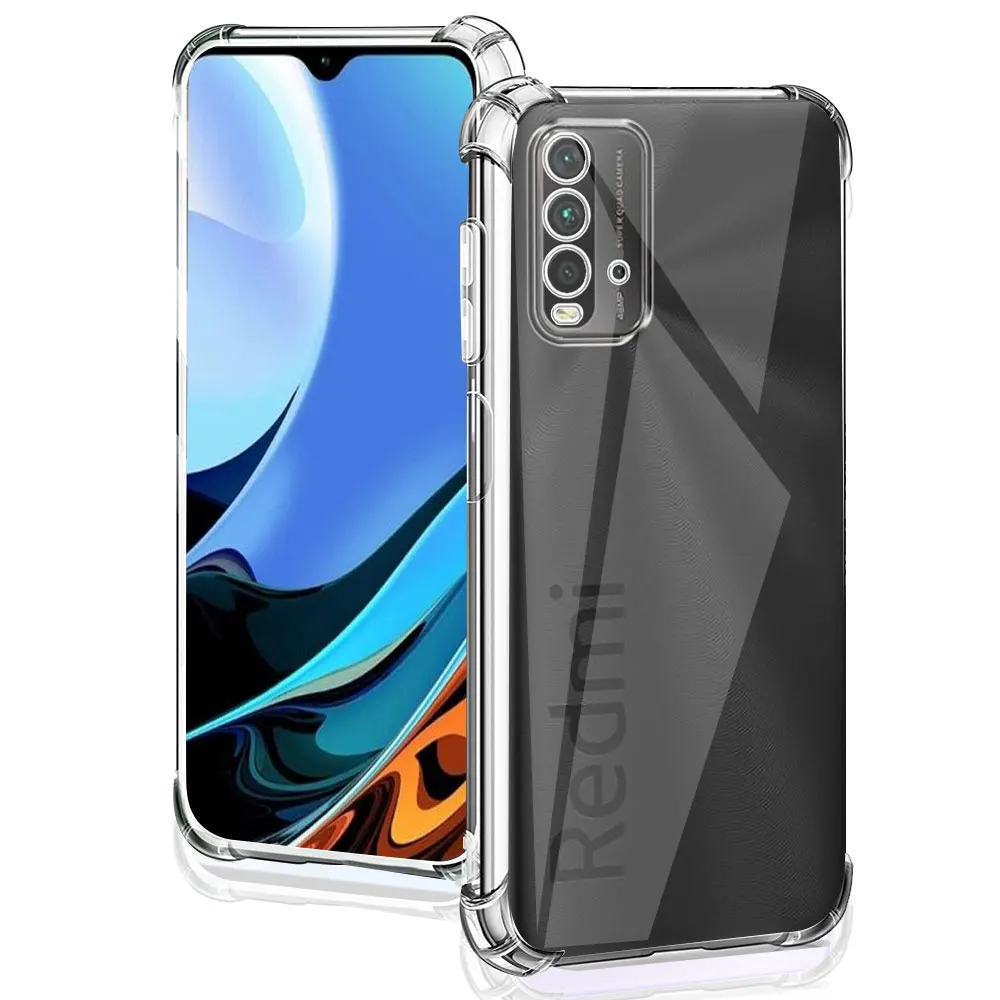 Чехол для Xiaomi Redmi 9T, силиконовый мягкий ударопрочный прозрачный чехол 6,53 дюйма для Xiaomi Redmi 9T, прозрачный чехол для Redmi9T, чехол, Coque