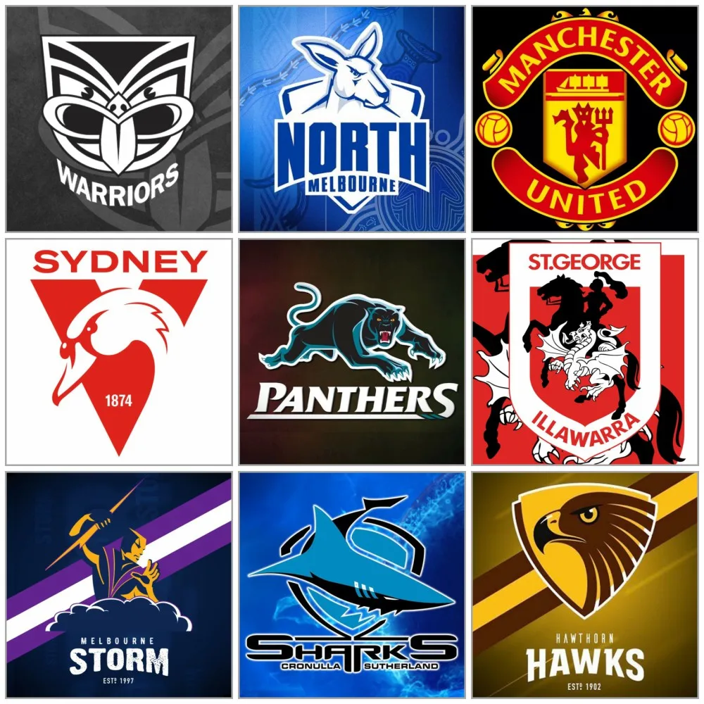 

DIYDP 5D DIY Diamond Painting Football Art Kits Full Square/Round Diamond Embroidery Cross Stitch Handicrafts Soccer Home Decor