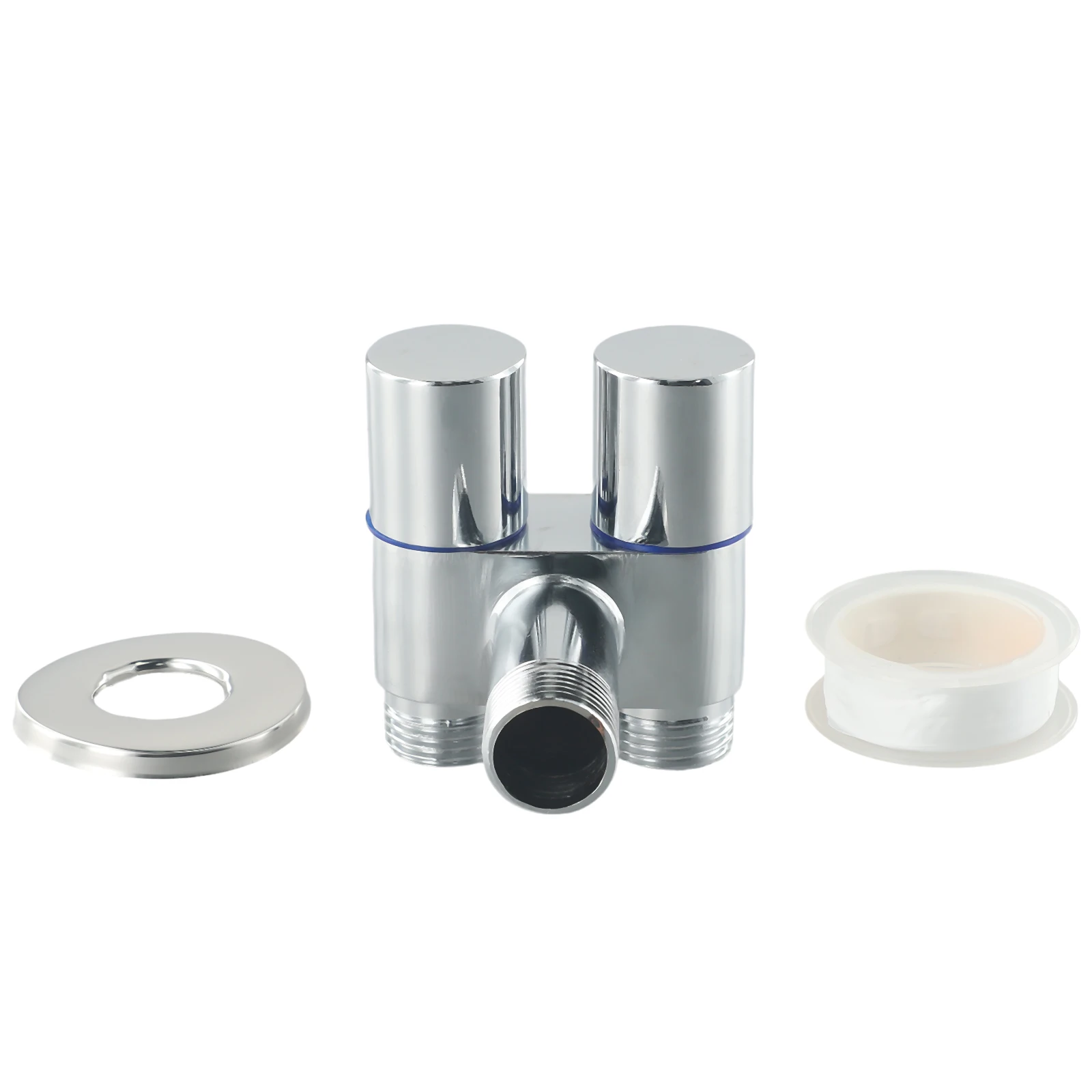 Треугольный клапан угловой кран G1/2 треугольный для туалета двойное управление