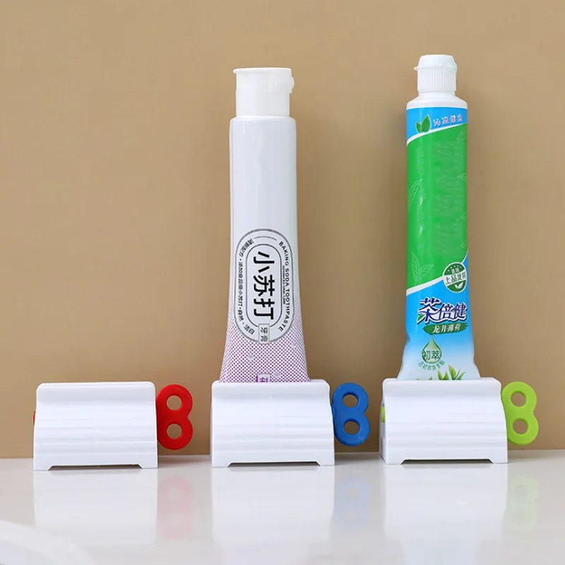 

Household Toothpaste Squeeze Toothpaste Tube Squeezer Press Bathroom Squeezer Clip-on Toothpaste Dispenser