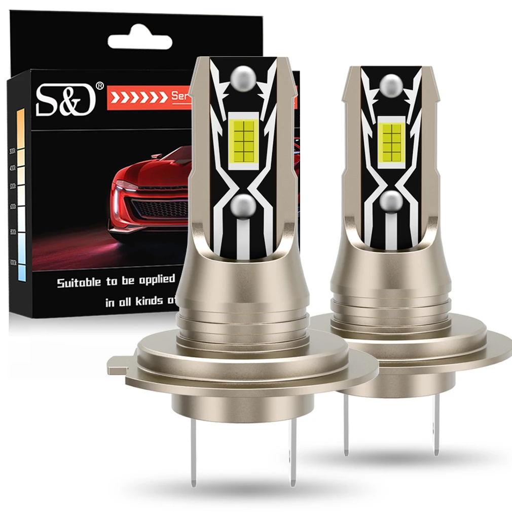 

25000LM H7 Комплект светодиодных фар Мини-лампа 120 Вт 3570 CSP для автомобильных фар Авто противотуманные фары Canbus H7 Led Turbo Автомобильный 6000K 12V