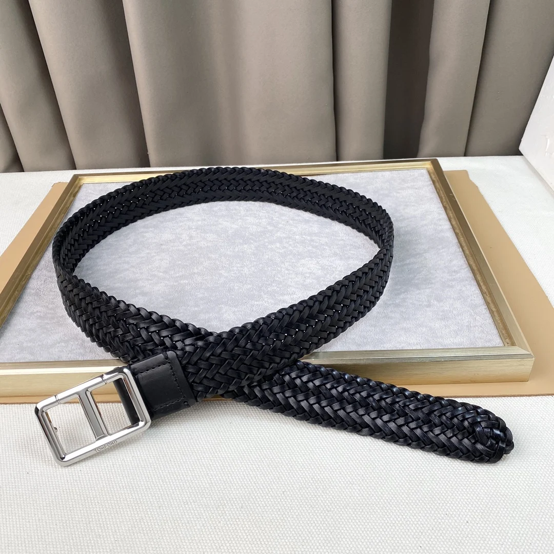ремень TOM FORD пояс Феррагамо Настоящая воловья кожа Ширина 4 cm длина 120cm