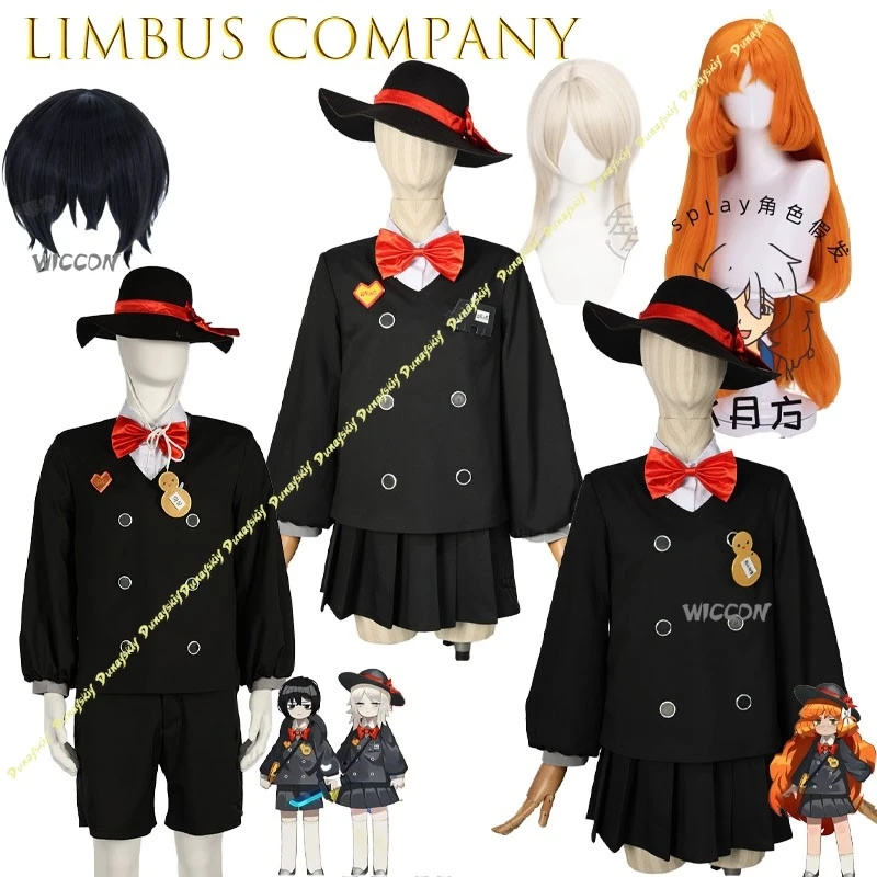 Фото Костюм для косплея Limbus Company: И Сан, Ишмаэль Синклер, Фауст, лимитированный скин ко Дню дураков, полный комплект, форма Северной средней школы, платье №3