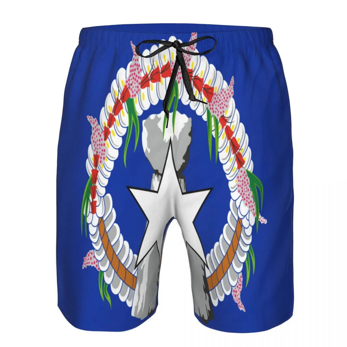 

Мужские пляжные шорты, быстросохнущие мужские плавки, купальник с флагом Северной Марианских островов, пляжная одежда, пляжные шорты для купания