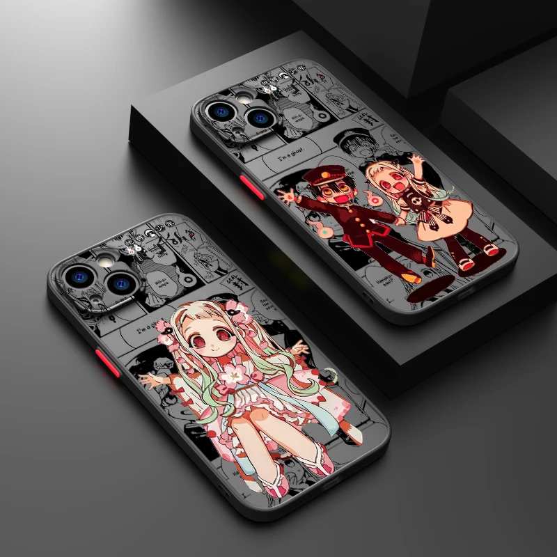 Чехол Hanako Kun для телефона Apple iPhone 15 14 13 12 11 XS Mini Pro Max 8 XR X Матовый Прозрачный