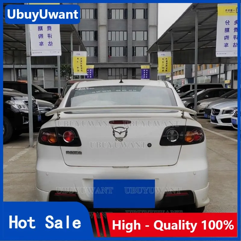 

Спойлер для Mazda 3 2006-2013, спойлер для Mazda 3, высококачественный спойлер из АБС-материала для автомобильного заднего крыла, грунтовка цвета для Mazda 3