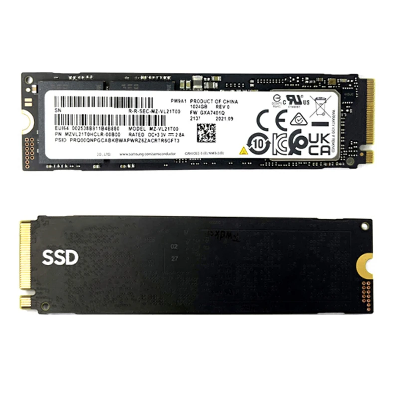 Oem Ssd Samsung Для Dell Hp Lenovo — M.2 2280 Nvme Pcie 4.0 Твердотельный Накопитель 256 Гб 512 1 Тб 2