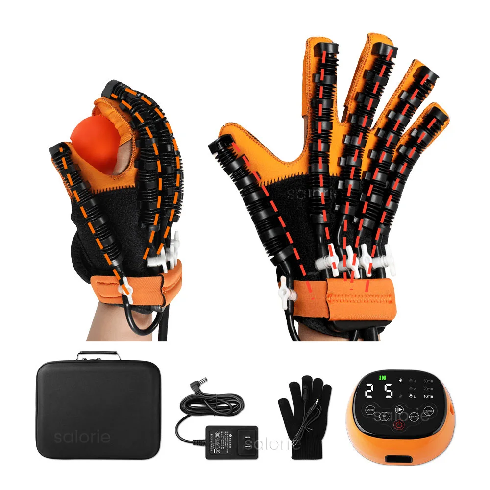 

New Upgraded Rehabilitation Robot Glove Hand Rehabilitation Device for Stroke Hemiplegia Hand Function Recovery Finger Trainer