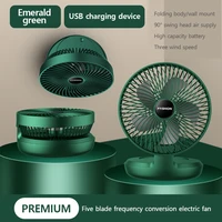usb desk fan better cooling strong airflow whisper quiet portable fan for desktop office table folding wall mounted fan