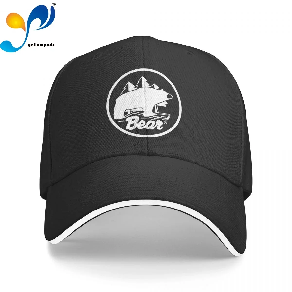 

Bear Archery Logo Trucker Cap Snapback Hat for Men Baseball Mens Hats Caps for Logo