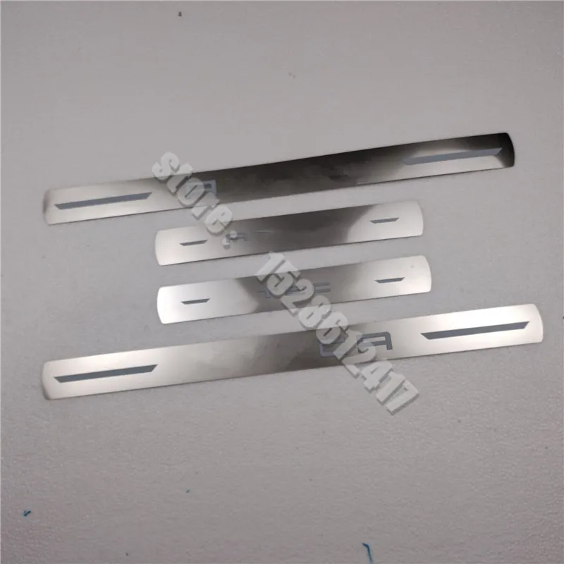 

for SEAT ATECA FR X-Perience Welcome Pedal Door Sill Scuff Plate Kick Guard Pedal Threshold Step Protector Car Accessories