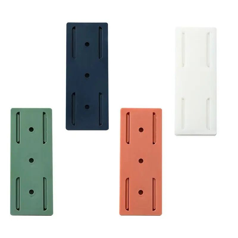 

Self Adhesive Punch Free Home Socket Fixer Plug In Router Wall Hanging Holders Cable Wire Organizer Seamless Power Strip Board