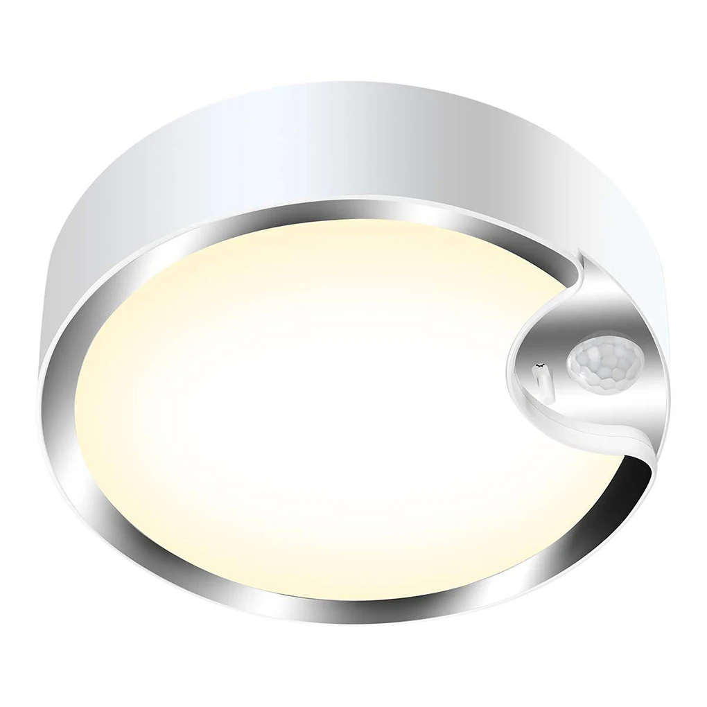 

ABS Wireless Installation LED Ceiling Light For Easy Setup And Storage Rooms Movement Sensor