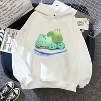 pok%c3%a9mon hoodie ladies anime kawaii clothes cartoon bulb sweatshirt funny print sweatshirts women long sleeve