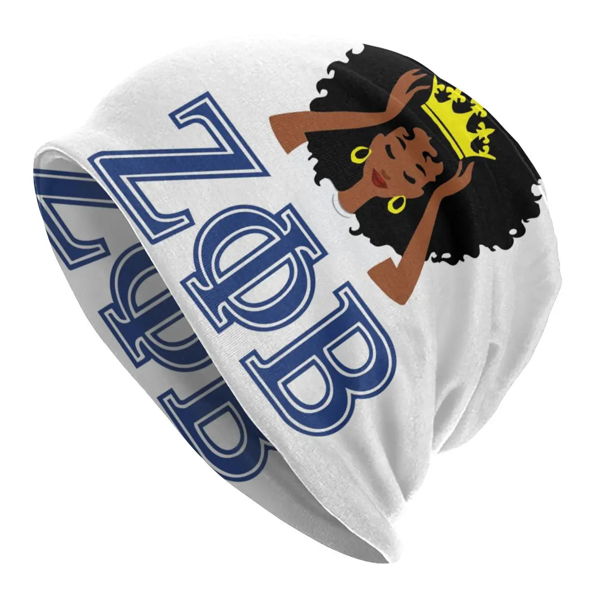 

Зимняя теплая шапка унисекс, женские вязаные шапки, уличная шапка Zeta Phi Beta 1920, облегающая шапка, Лыжные шапки ZOB King Queen, шапки для мужчин и женщин
