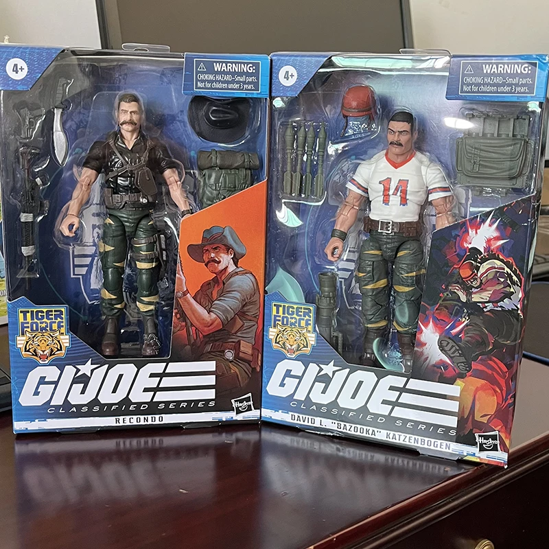 

G.I.JOE классифицированная Тигровая сила рекондо классифицированная серия Тигровая сила Дэвид L Базука экшн-фигурка модели игрушки книжная полка орнамент